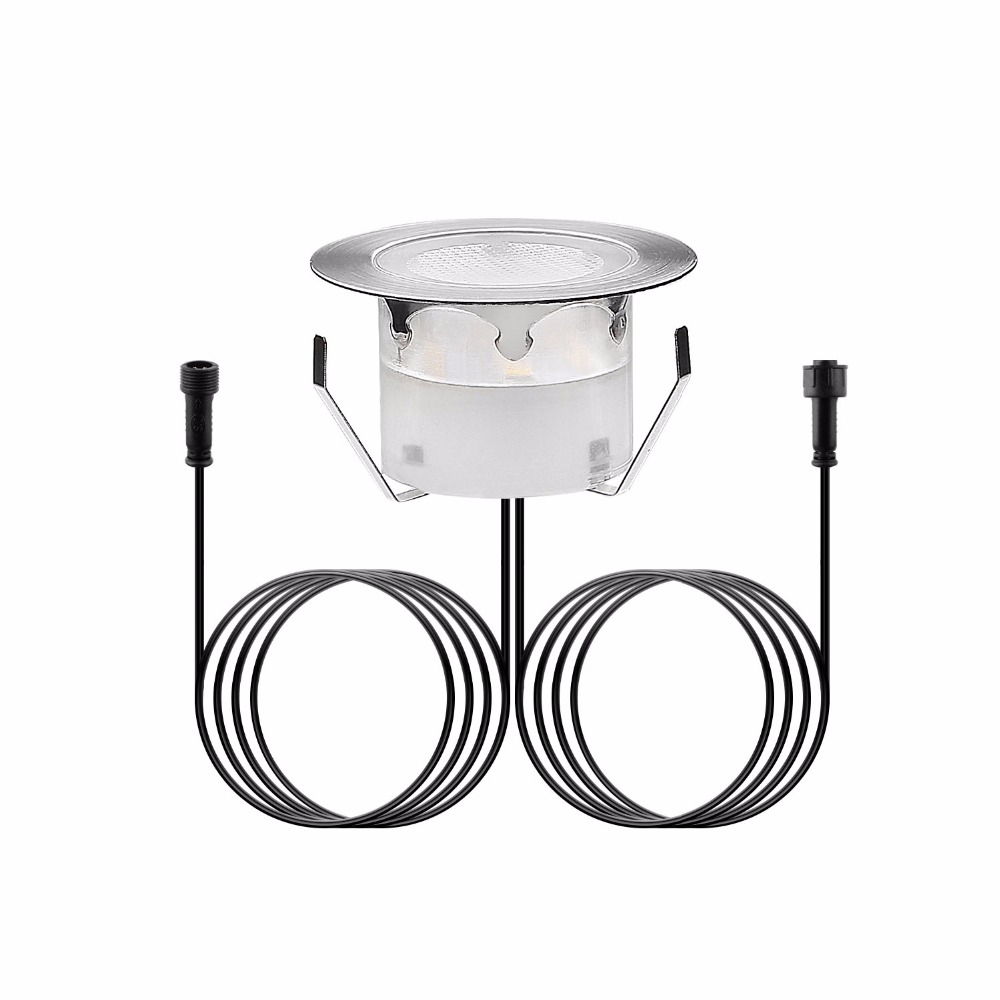 Outdoor Lighting Driveway - QACA LED Zewnętrzne Lampy Tarasowe Wpuszczane