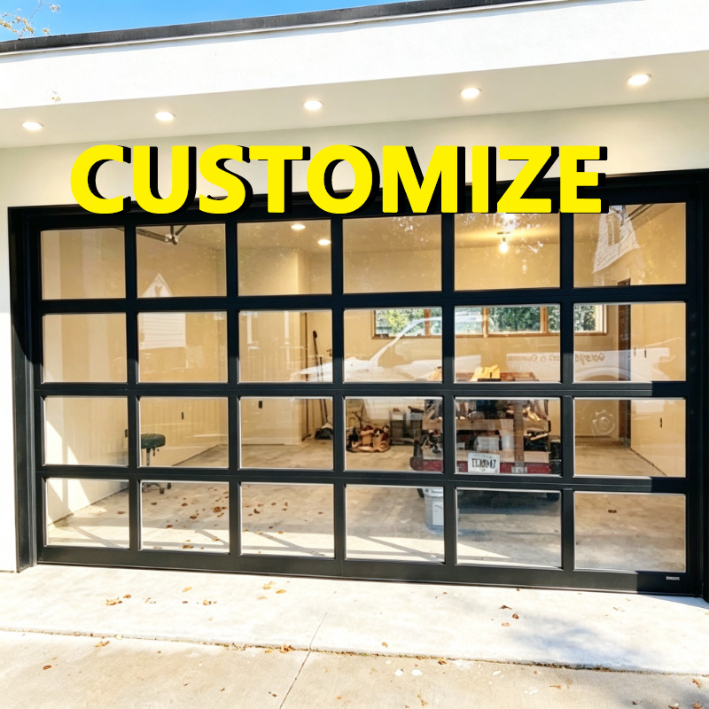Outdoor Lighting Modern - Garażowe drzwi sekcjonalne z czujnikiem światła