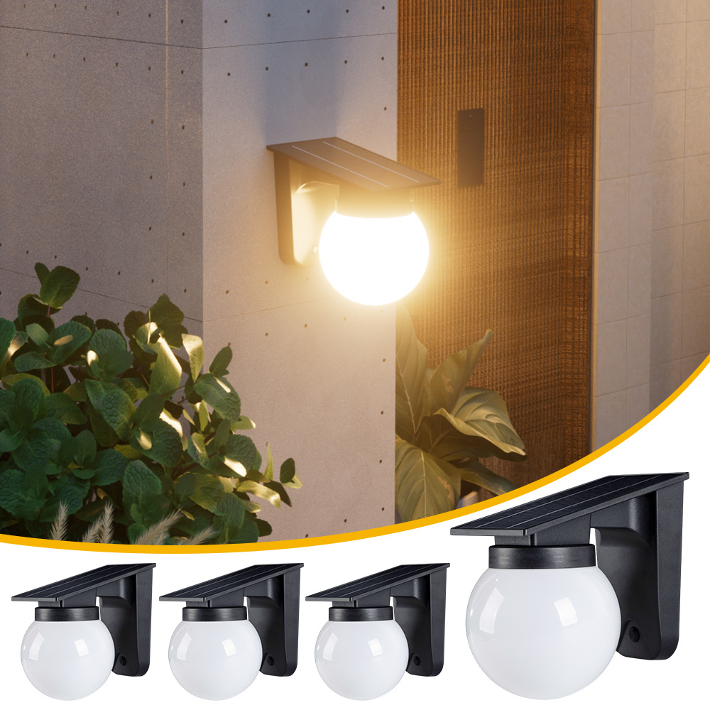 Outdoor Lighting Driveway - Zewnętrzne lampy ścienne Solar Sphere, wodoodporne