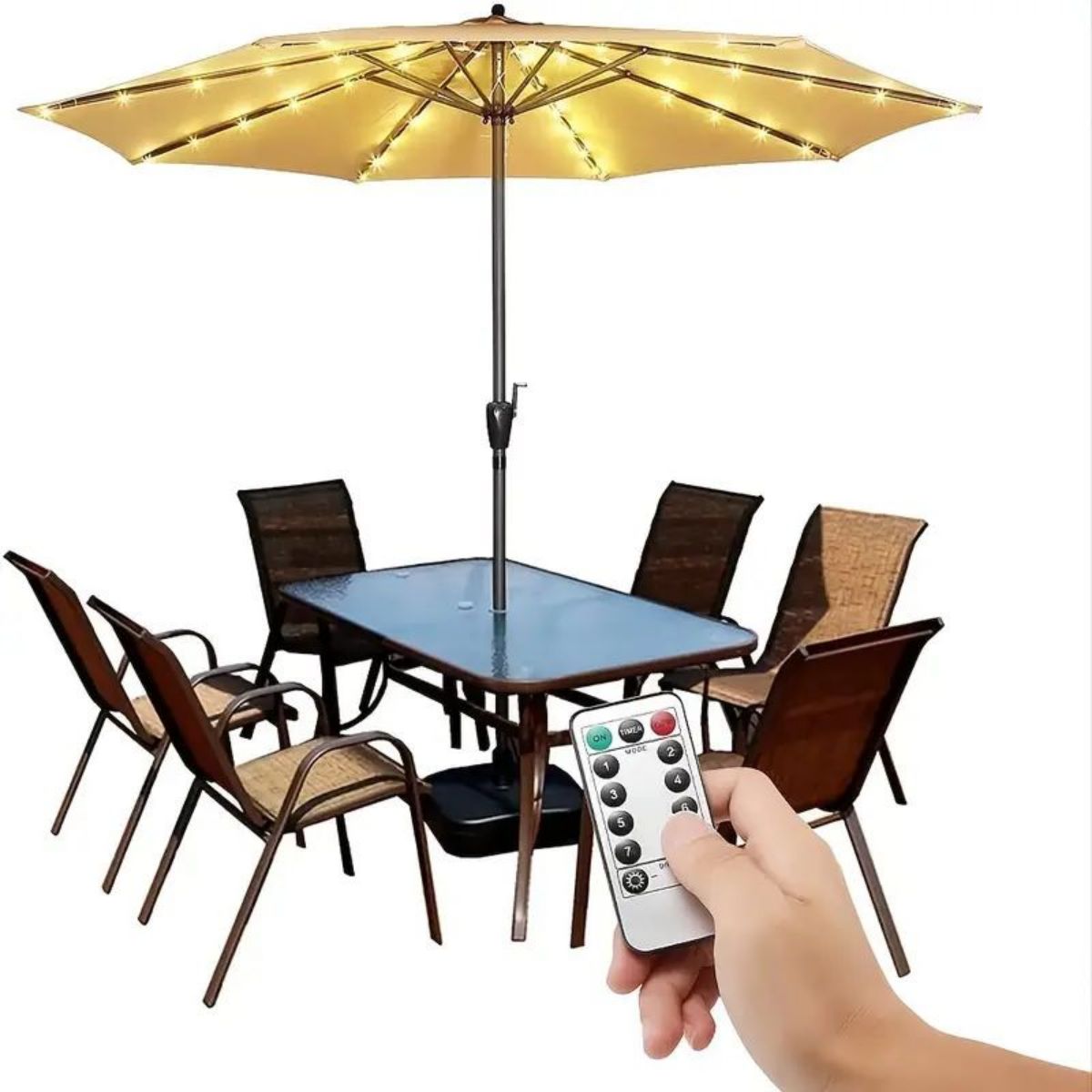 1 szt. Oświetlenie parasola na – Outdoor Lighting For Your Yard recenzja i cena