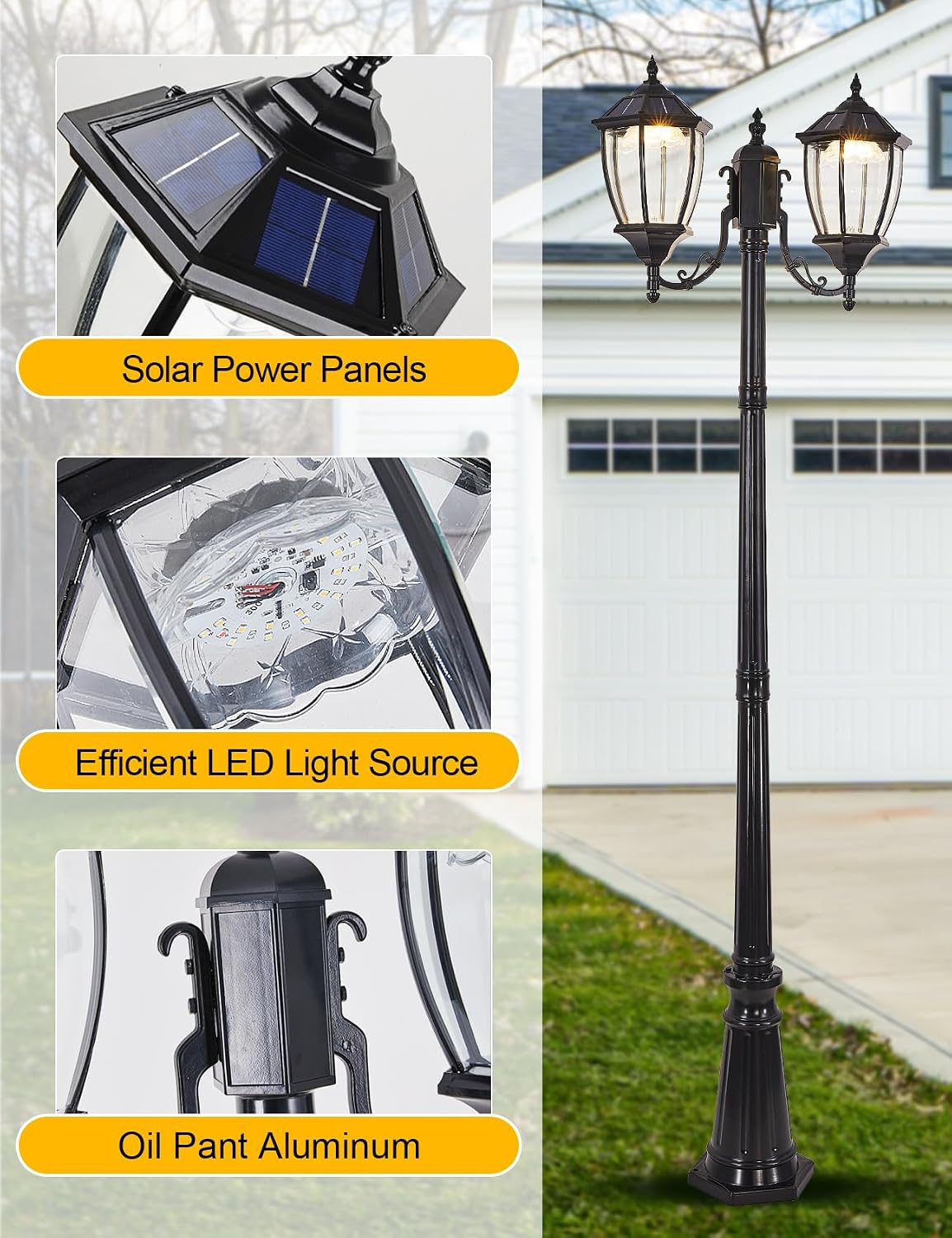 Zewnętrzne słoneczne lampy słu – Outdoor Lighting Driveway recenzja i cena