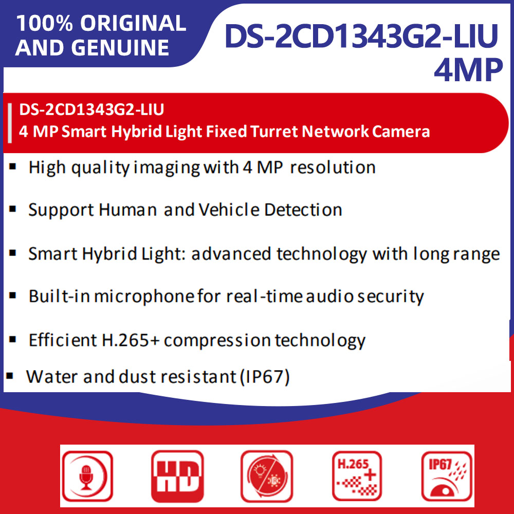 Hikvision DS-2CD1343G2-LIU 4MP – Outdoor Lighting No Electricity recenzja i cena