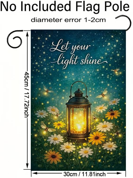 Flaga ogrodowa 12x18 cali, „Ni – Outdoor Lighting For Your Yard recenzja i cena