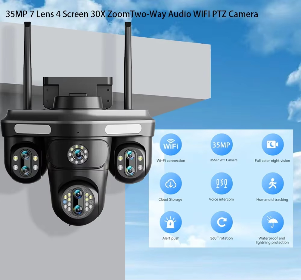 Kamera IP PTZ z wieloma obiekt – Outdoor Lighting No Electricity recenzja i cena