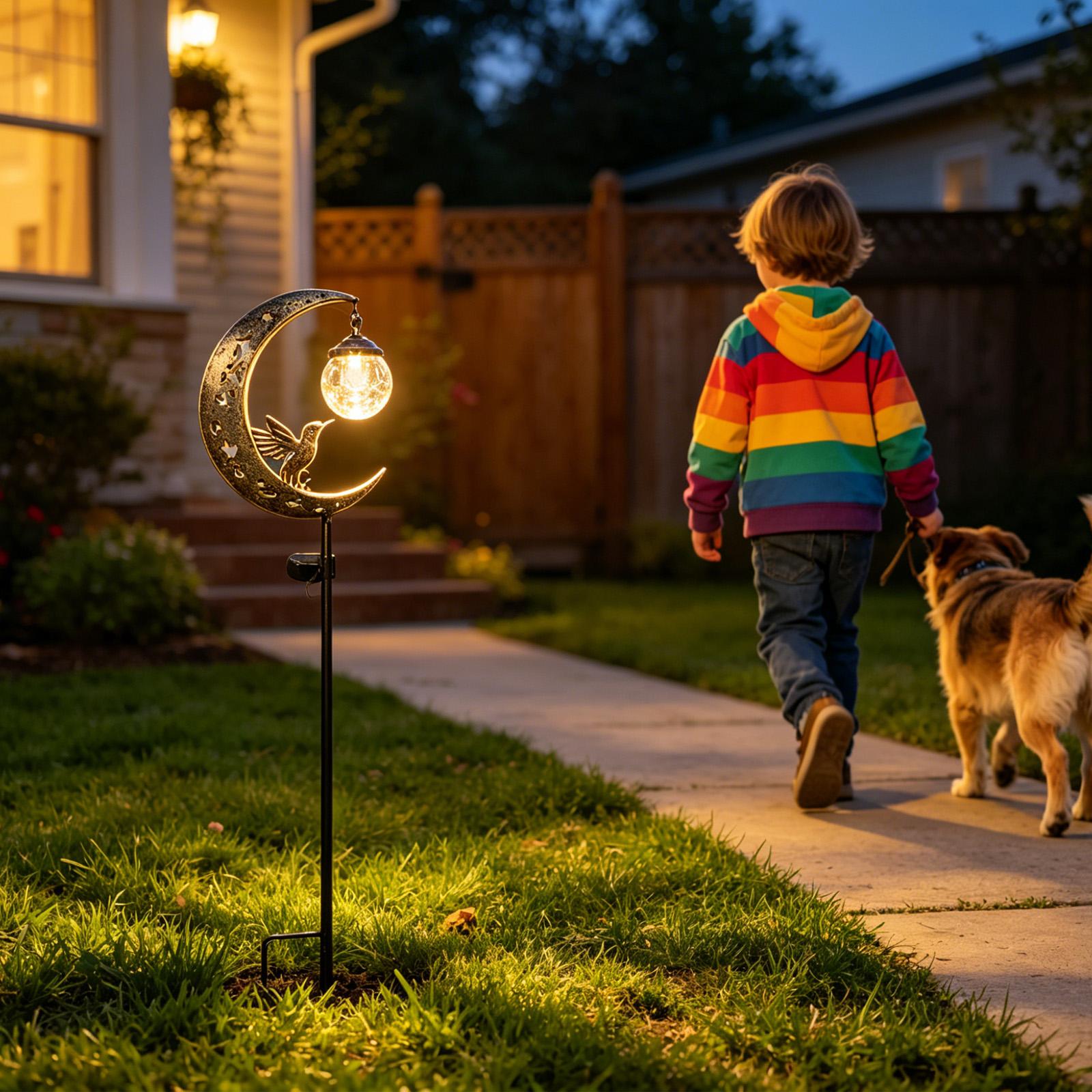 Solarne lampki ogrodowe w kszt – Outdoor Lighting Yard Stakes recenzja i cena