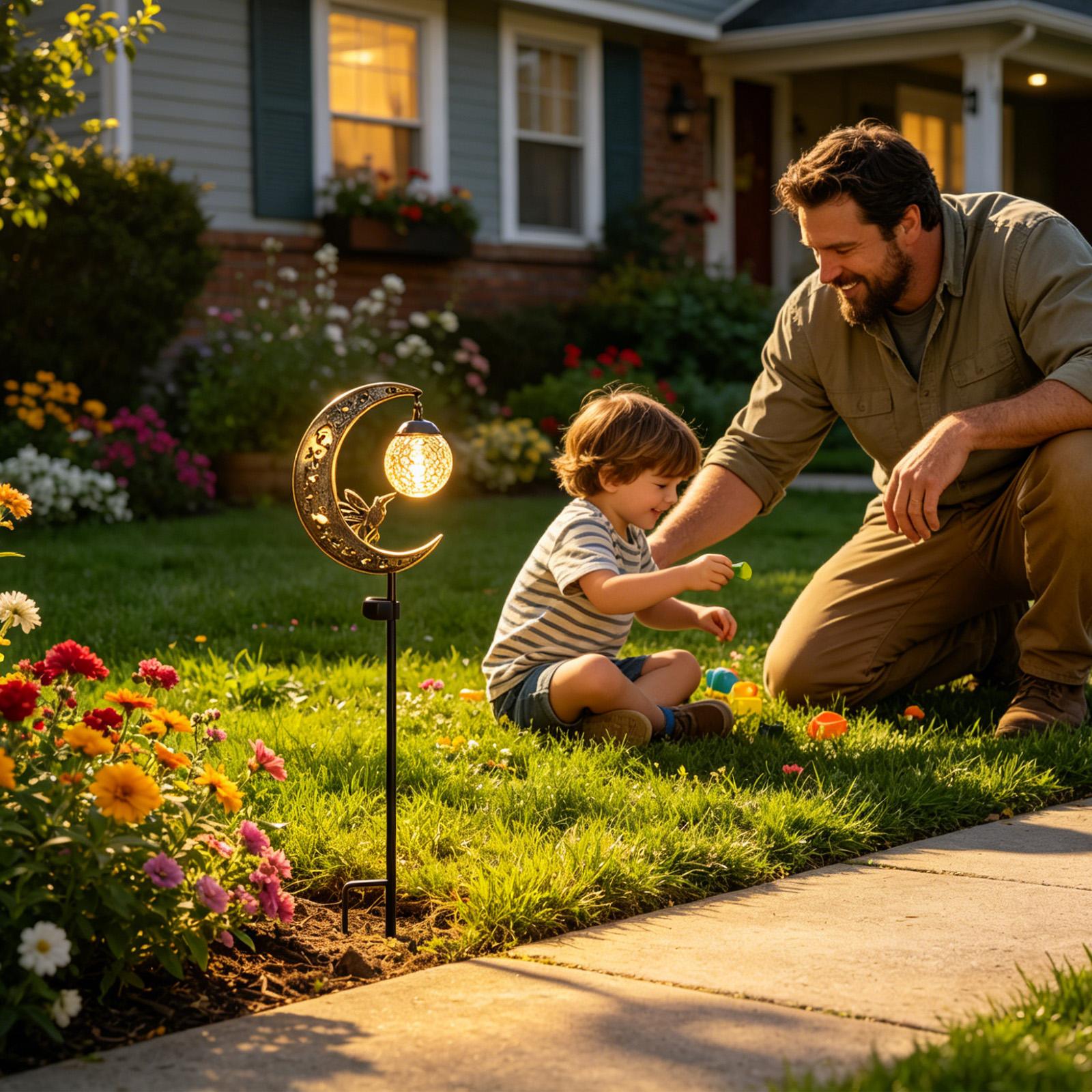 Solarne lampki ogrodowe w kszt – Outdoor Lighting Yard Stakes recenzja i cena