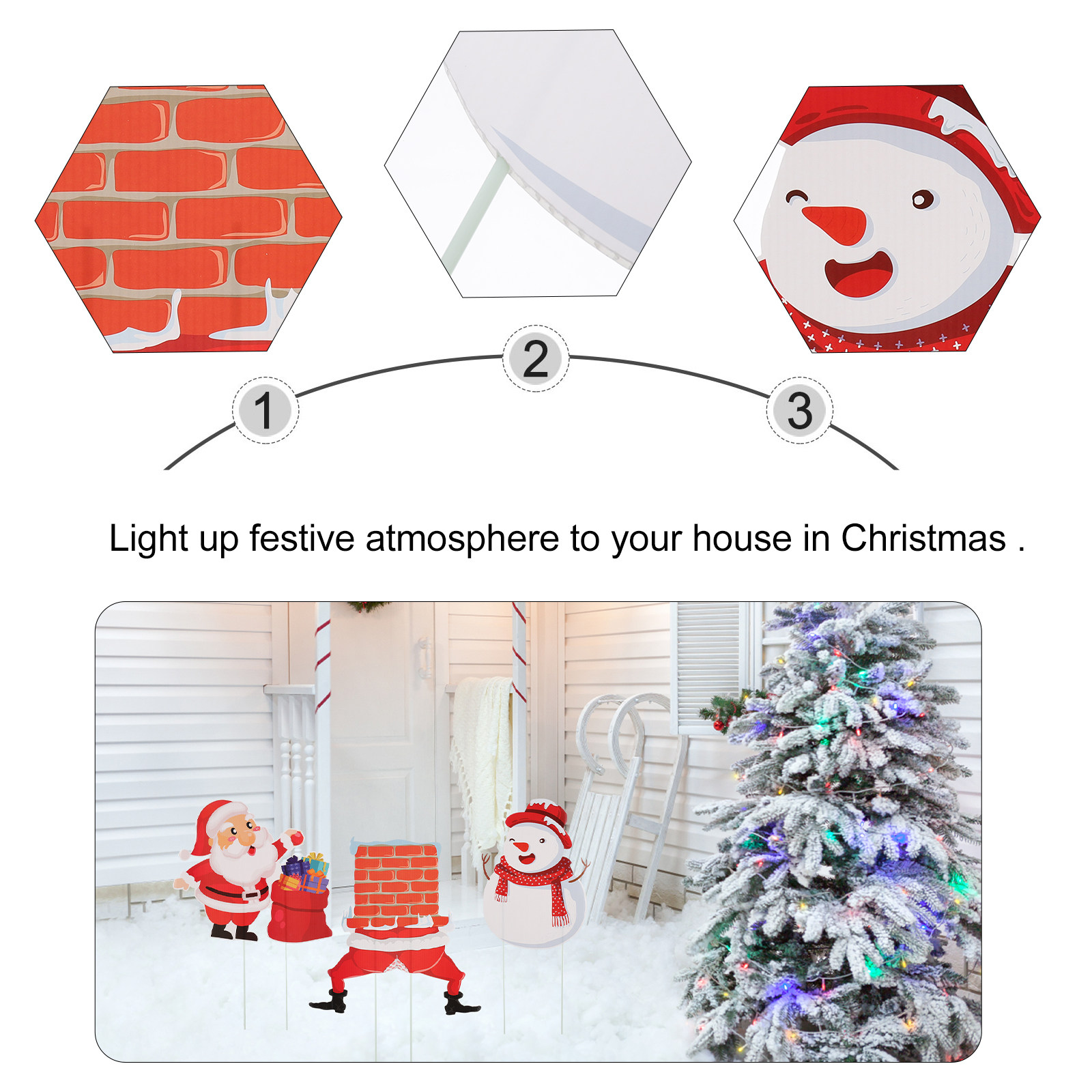 3 sztuki świątecznych tablic o – Outdoor Lighting For Your Yard recenzja i cena