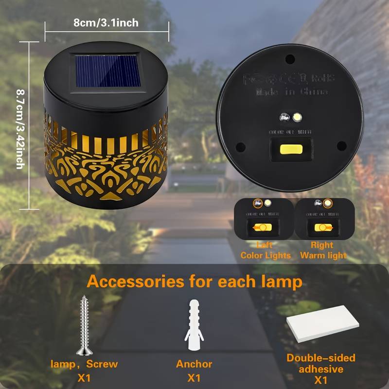 2-pak solarnych lamp ogrodowyc – Outdoor Lighting Driveway recenzja i cena