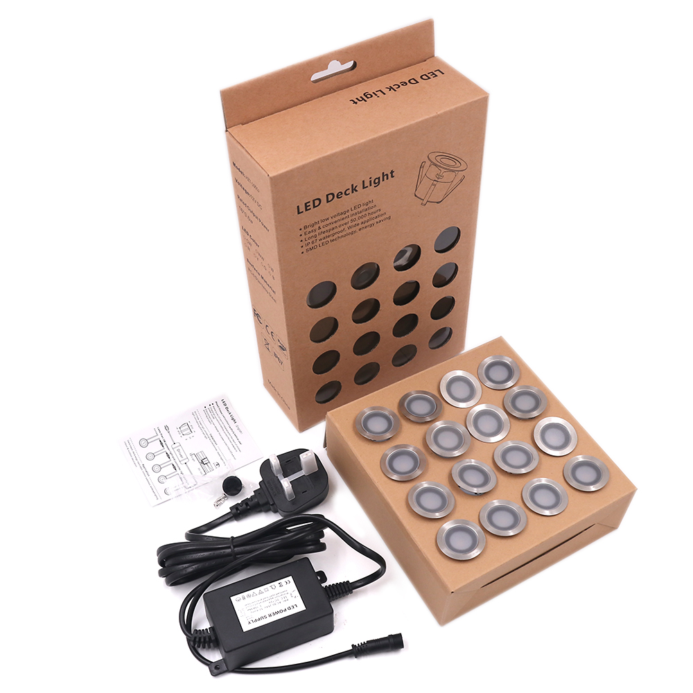 16 światła światło do pokładu  – Outdoor Lighting Driveway recenzja i cena