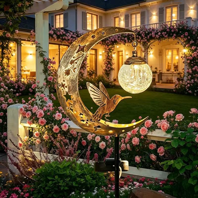 Solarna lampa trawnikowa, żela – Outdoor Lighting Yard Stakes recenzja i cena